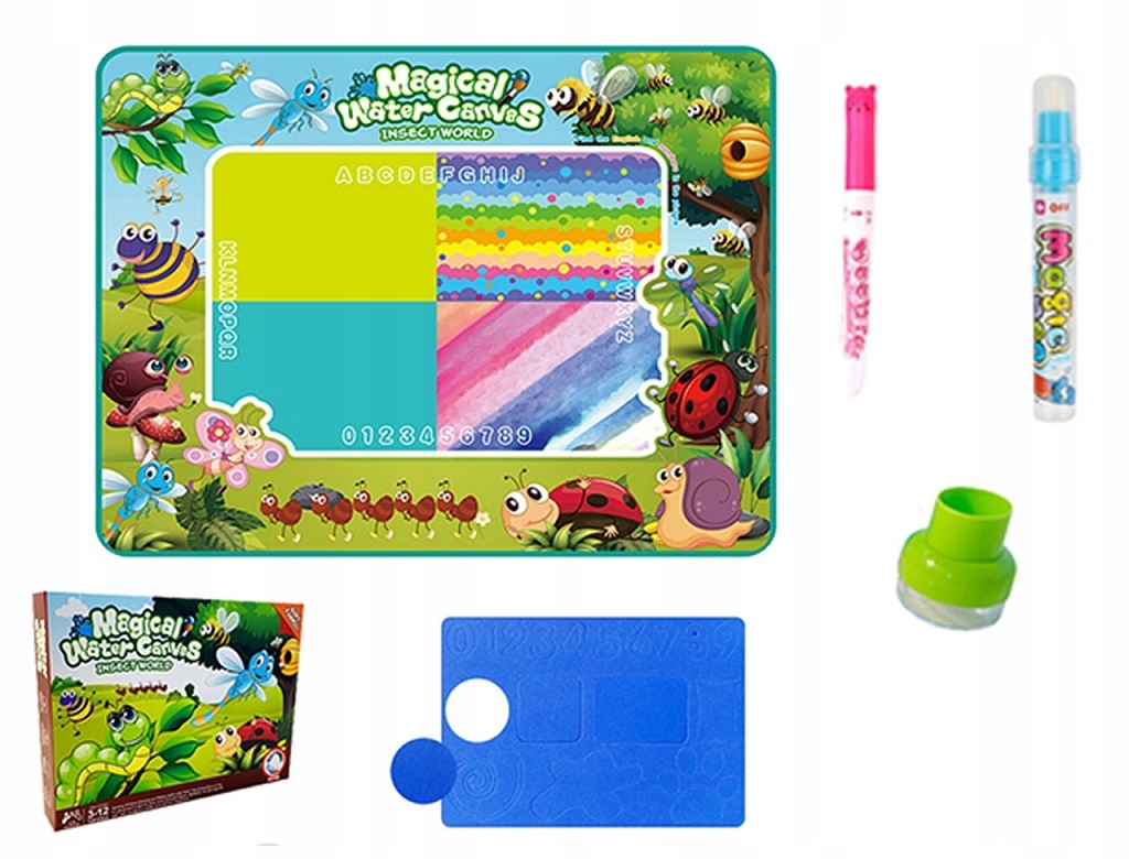 

Mata Do Malowania Wodą Pisaki 44x32CM Owady