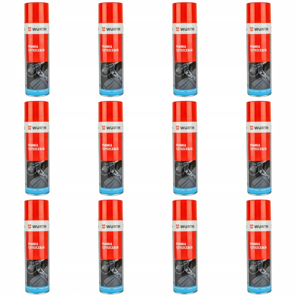 Čistiaca Pena Wurth 500ML Na Čalúnenie Interiéru sada 12 kusov