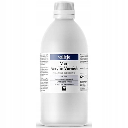 Vallejo: 28.518 Matný akrylový lak (500 ml) /Vallejo