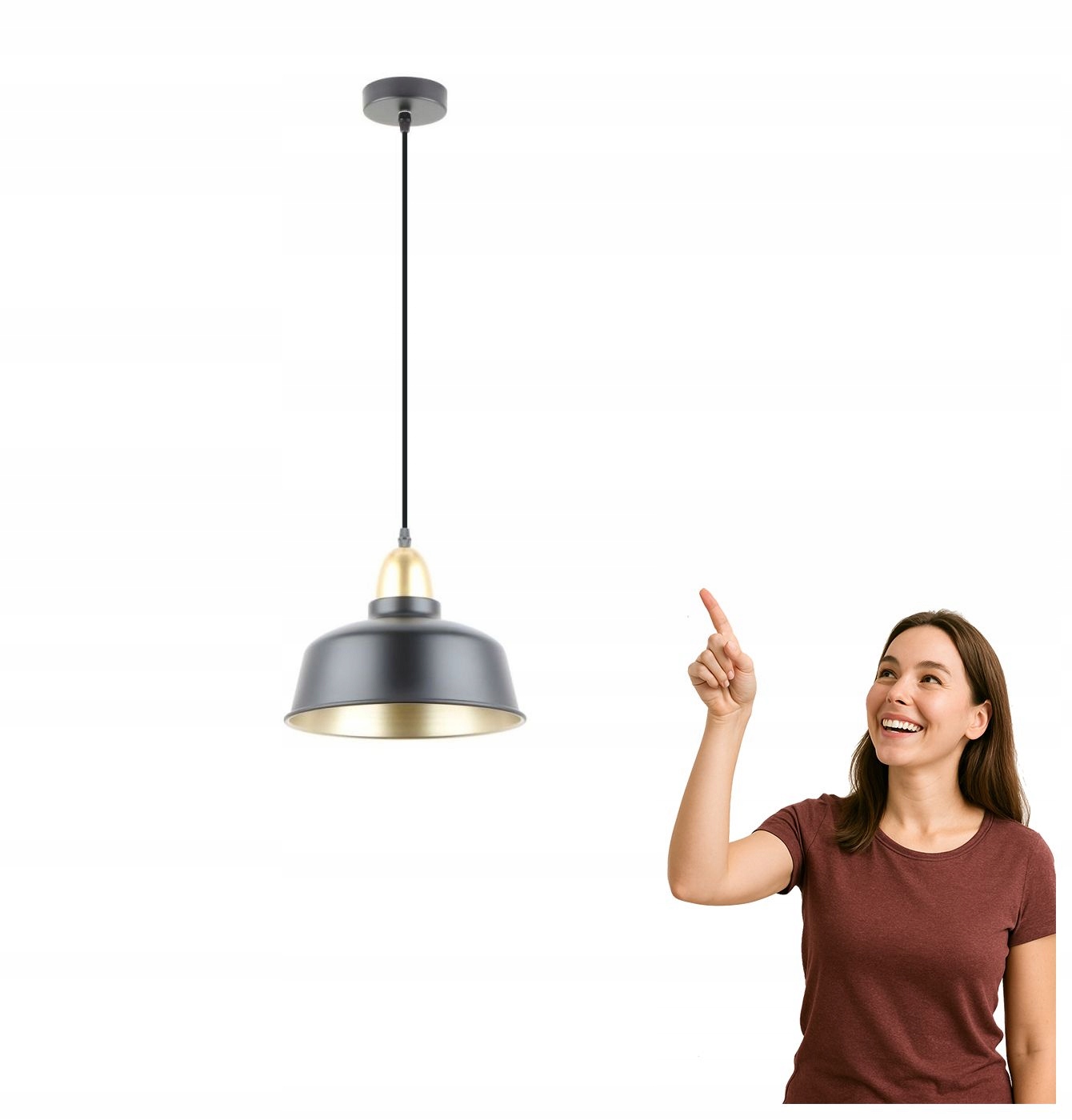 Závěsná lampa Mensa A8063-BK Zuma Line