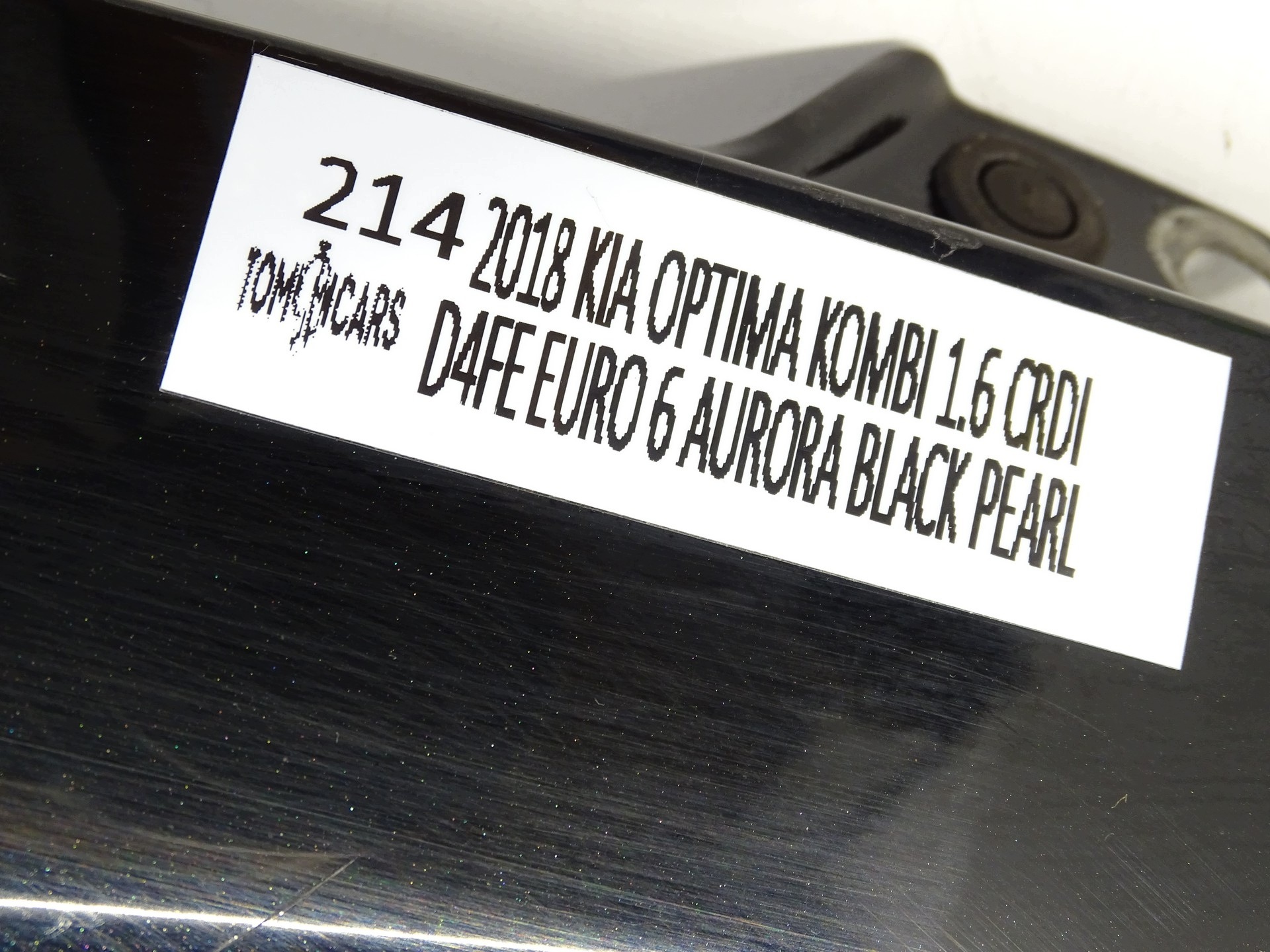 fender right front front KIA OPTIMA 4 IV AURORA BLACK PEARL
