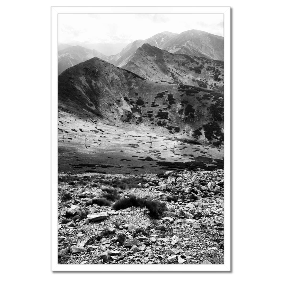 Plakáty v rámu 40x60 Tatry Polské hory Pohled