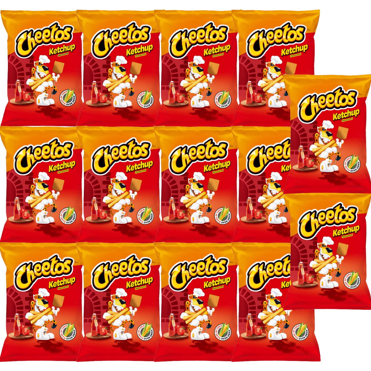 Cheetos Ketchup Chipsy Chrupki ketchupowe 14x150g 12331418339 Allegro.pl
