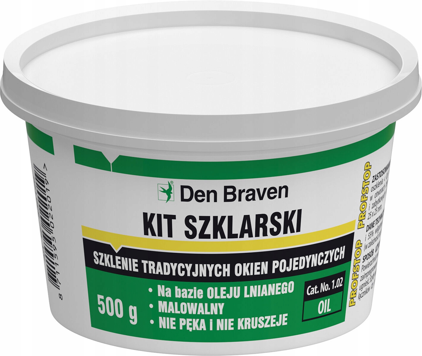 

Den Braven Kit Szklarski do Okien 500g