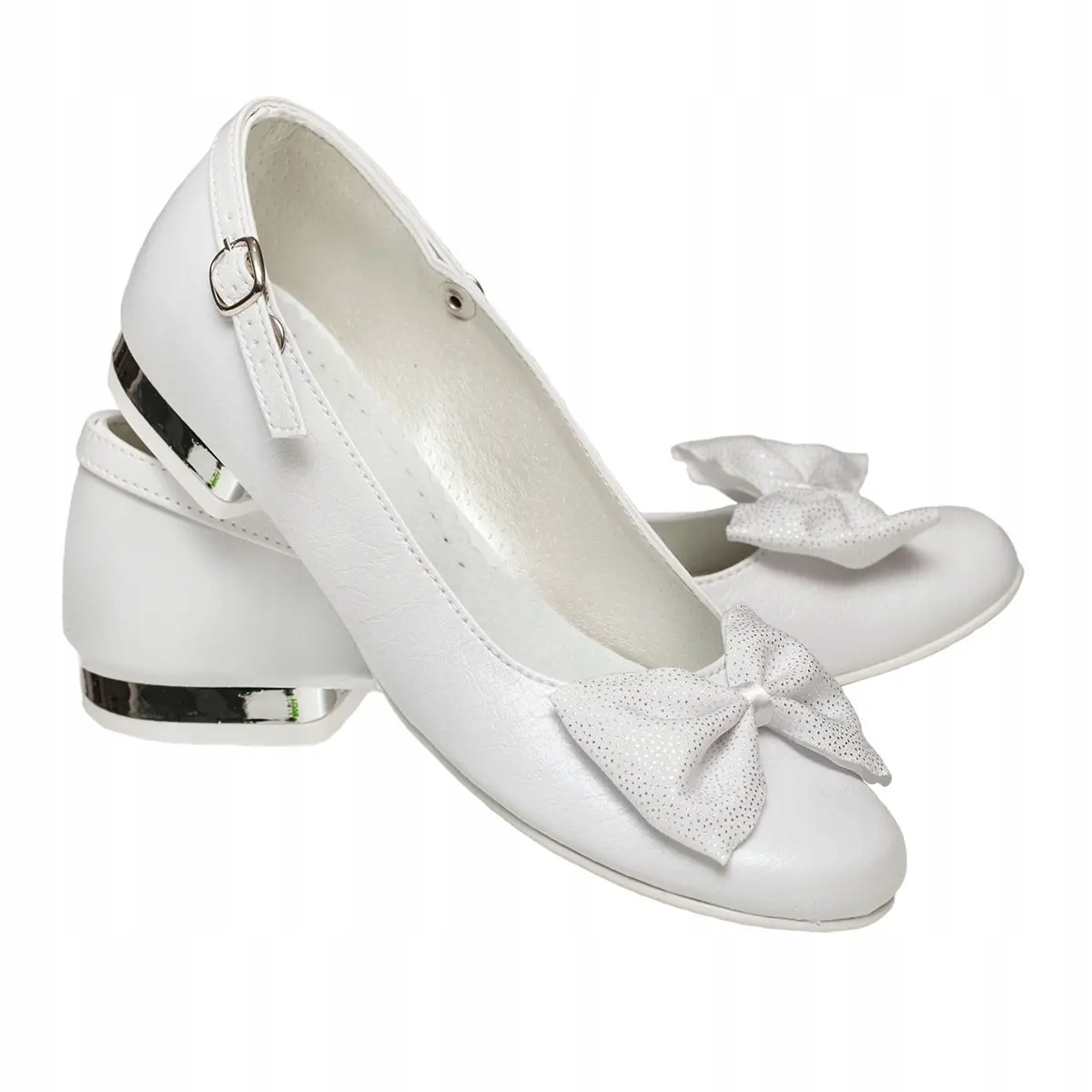 Buty komunijne dla dziewczynki balerina obuwie na komunię baleriny OM816-32 Marka Inna marka