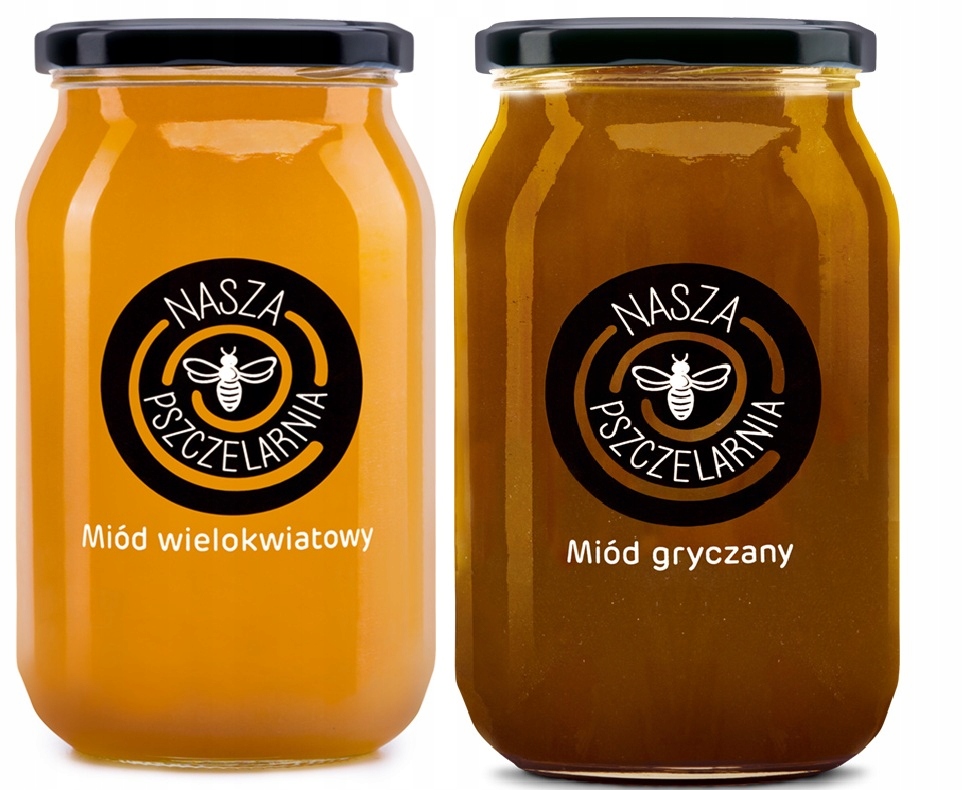 Levně Čerstvý Polský Med Mnohokvětý 1200 g Pohanky 1200 g Přírodní Med