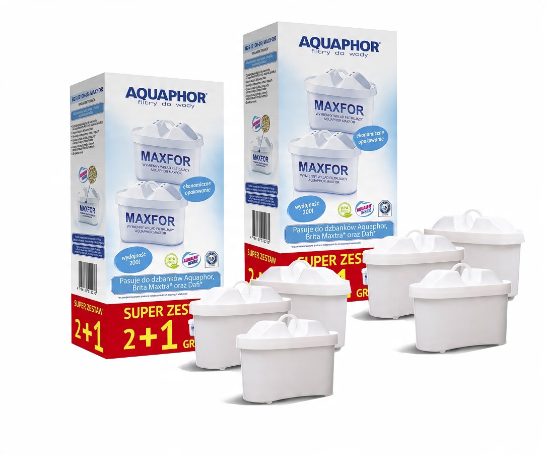

Wkład Filtrujący Filtr Aquaphor B25 Maxfor 6 Szt