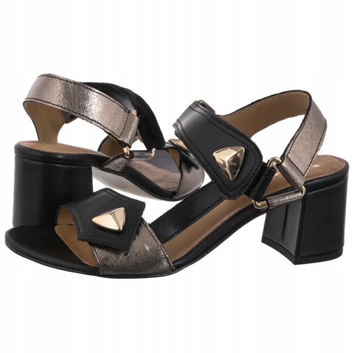 Kožené dámské sandály Maciejka černé 07025-01/00-1 černé