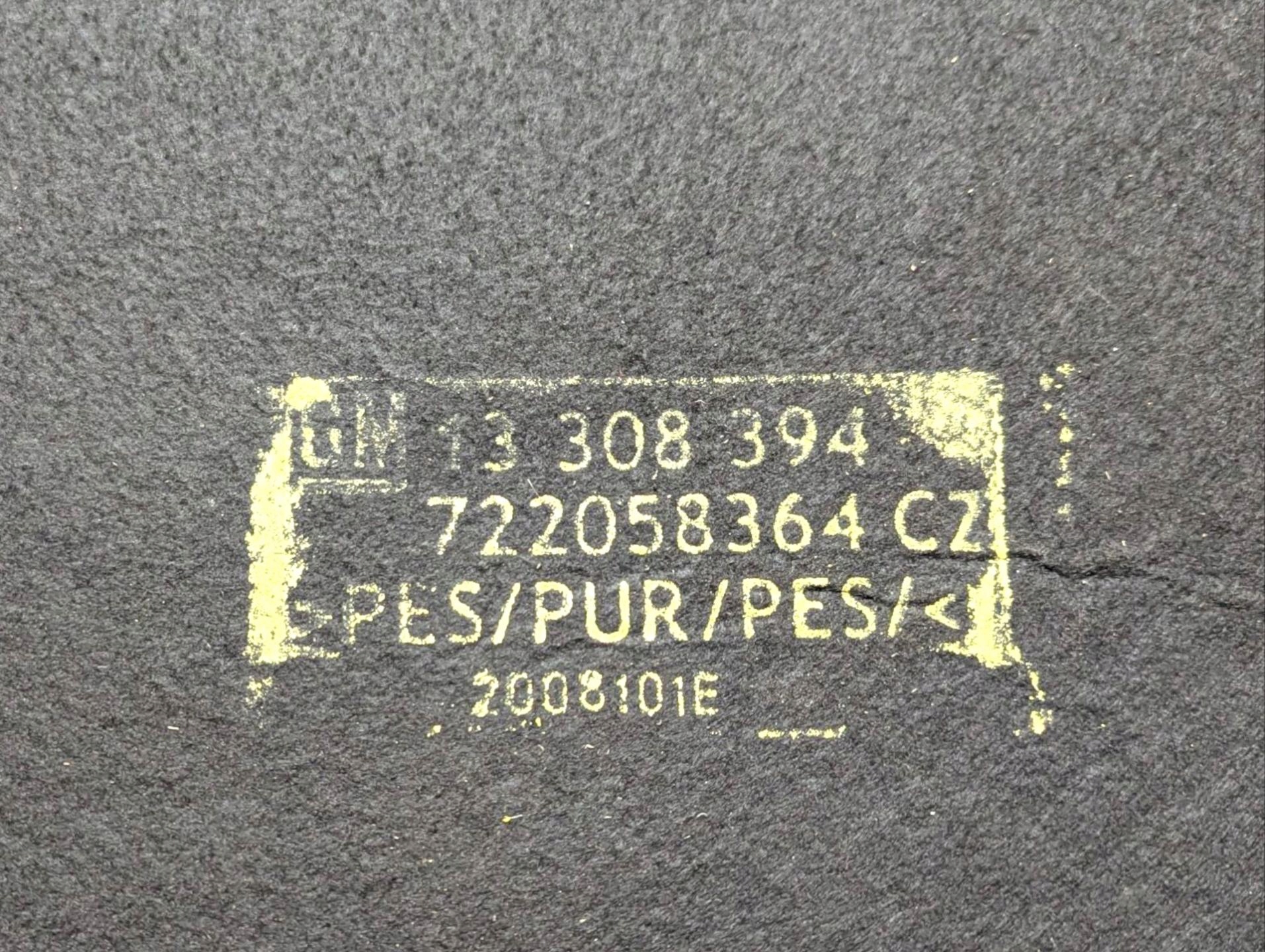 Insonorisation du capot Moteur Opel Insignia A 2010 13308394