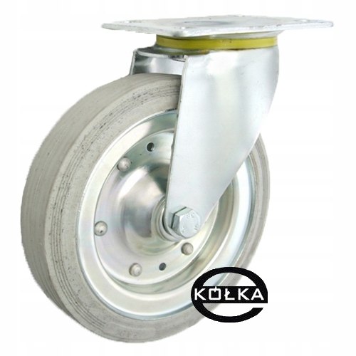 Kolečko met-gum o průměru 200 mm, otočné, nešpinící pneumatika