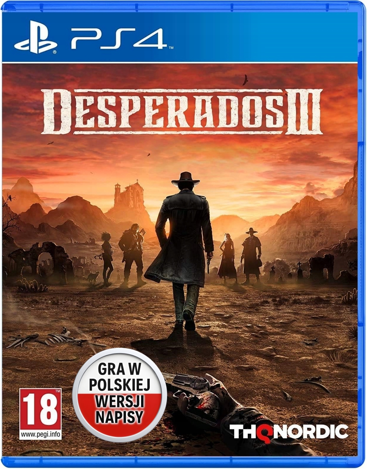 Desperados III 3 Pl PS4 PS5 Płyta Blu-ray