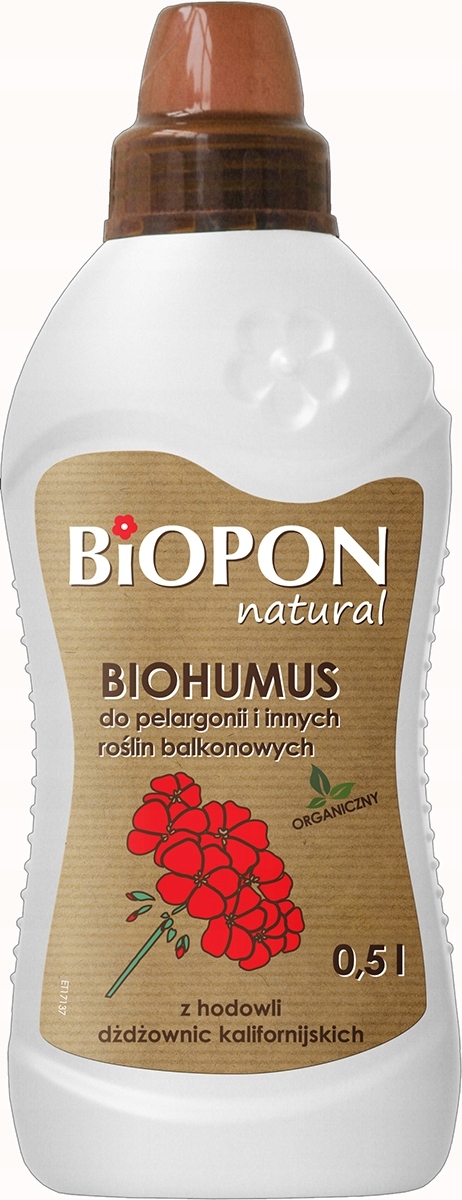 

Biohumus Natural Do Pelargonii 0,5l Biopon