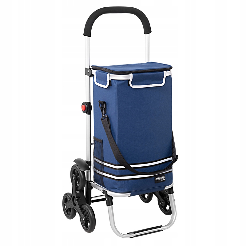 

Składany Wózek Torba Na Zakupy Kółka Niebieski