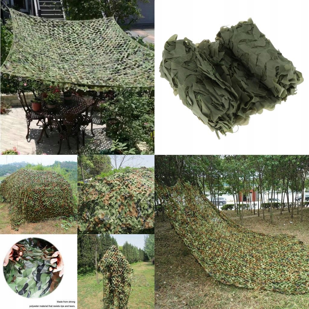 uflage Netting, Tarp Mesh Net, Army Sunshade Fence Nets, Lightweight 03 Model armia moro netto plandeka tkanina dekoracyjna