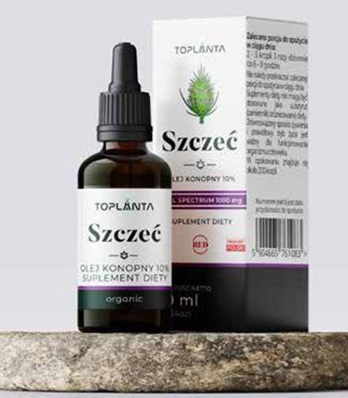 Szczeć Borelioza - 1000 mg CBD - Olejek - 10 ml od ToPlanta