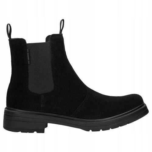 Dámské Boty Kotníkové Boty podzimní Velurové Kozačky černé Wojas vel.