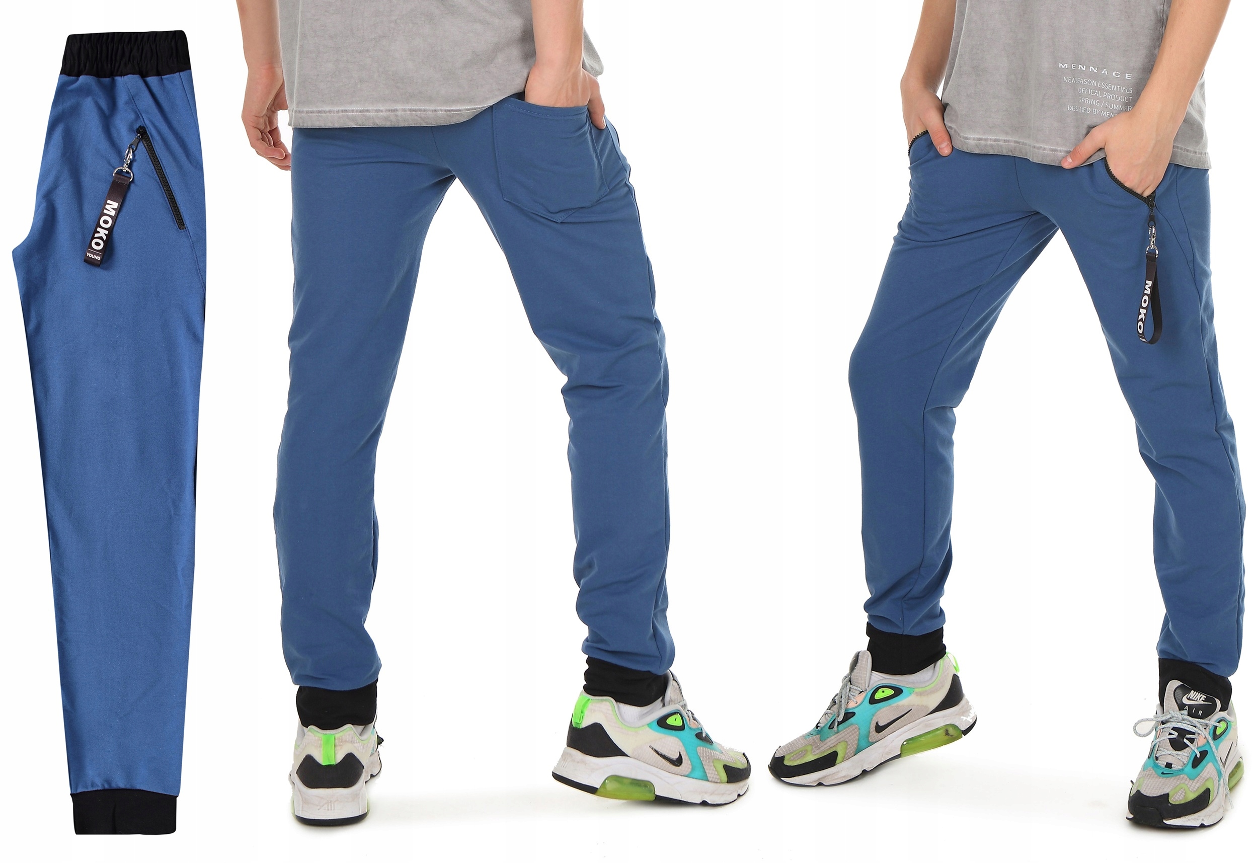 Spodnie dresowe ZAPINANE KIESZENIE r.158 Prod.PL Wiek dziecka 11 lat +