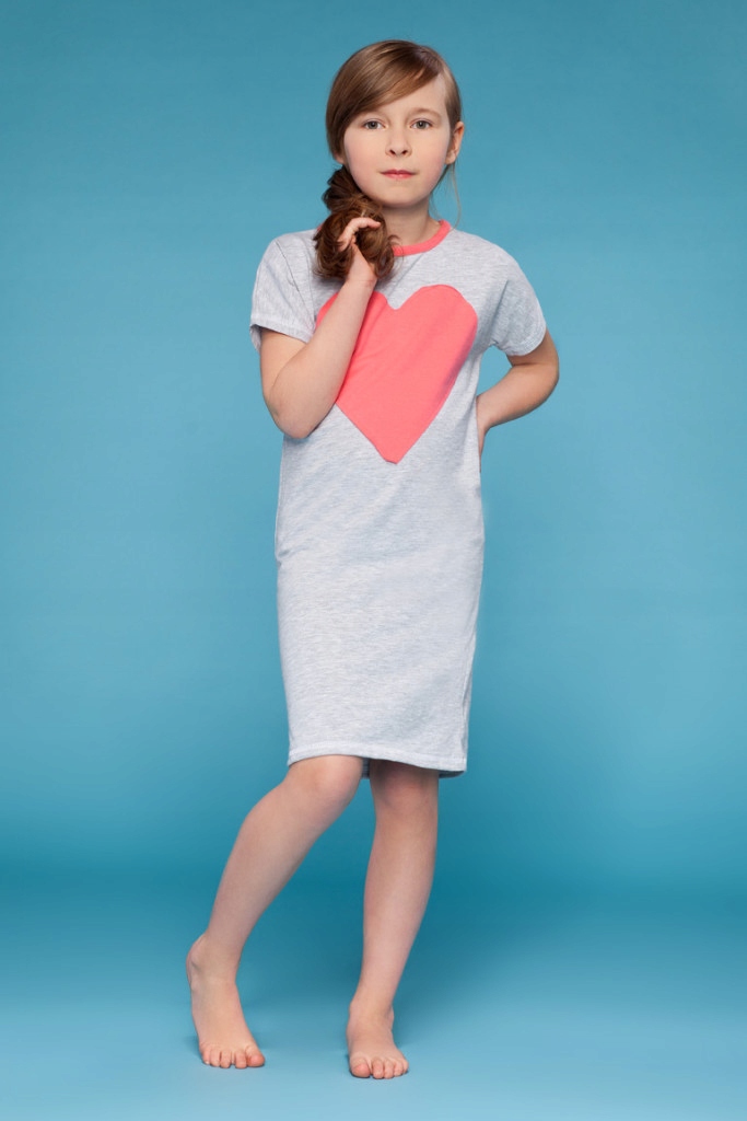 

Bawełniana Tunika Dziewczęca Kuba Serce 140