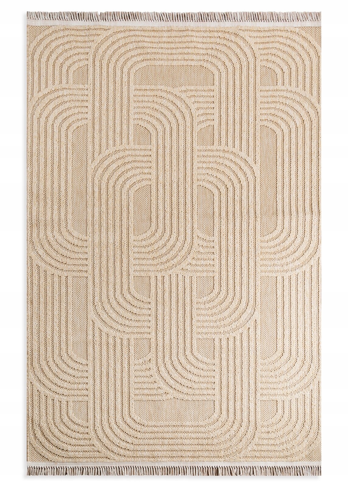 Dywan 80x150 cm beżowy LINEA2 Boho Eurofirany