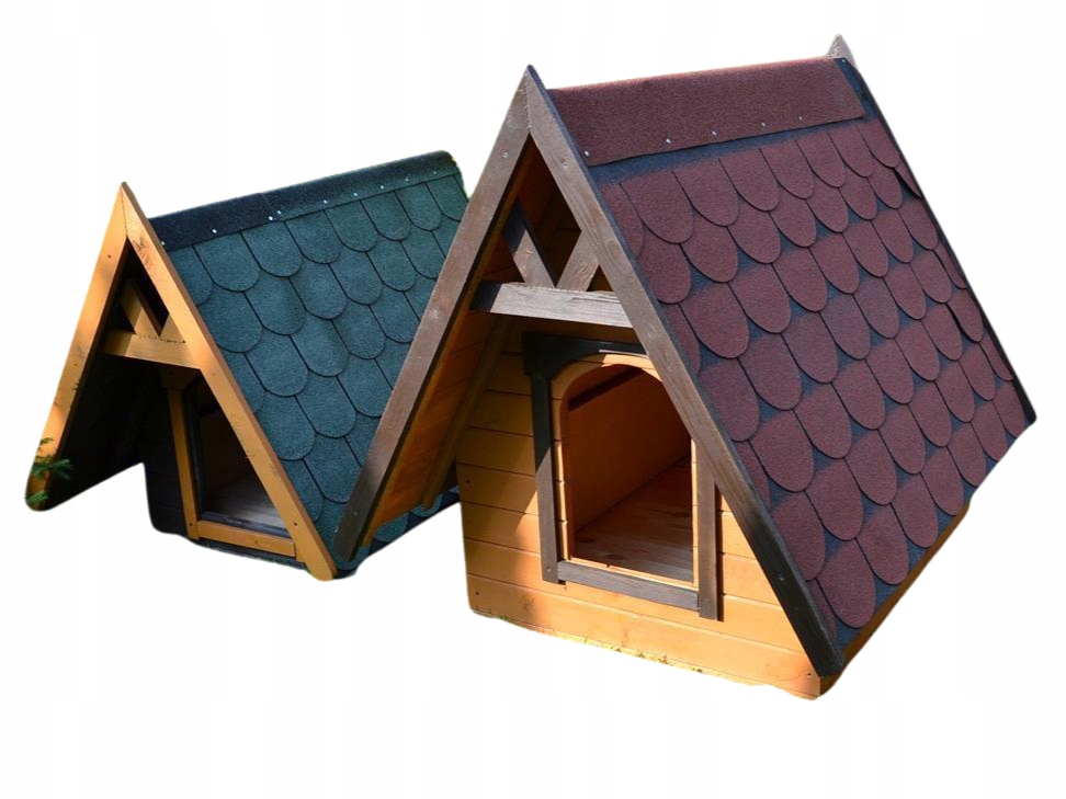 Bouda pro psa Budy XL 6 Zateplená Celá Zateplená Domeček pro psa Asfaltový Šindel