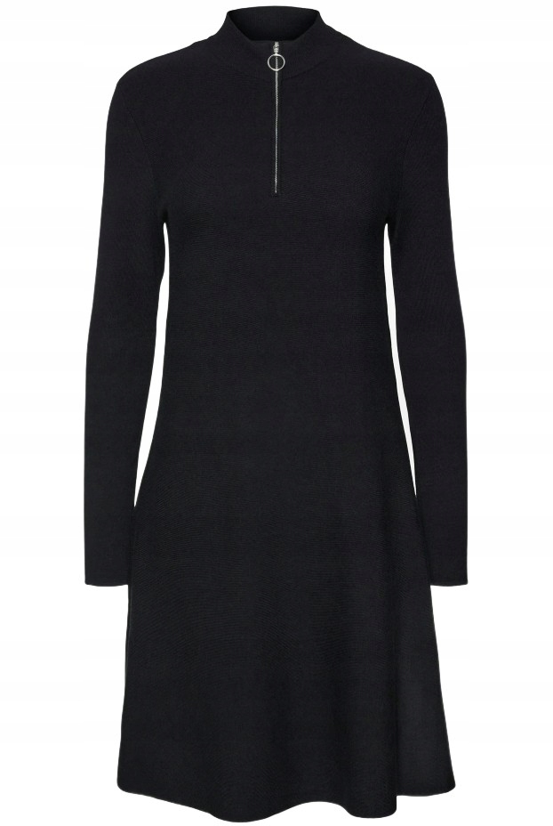 Vero Moda Nancy Ls Zip Neck Šaty r.XS