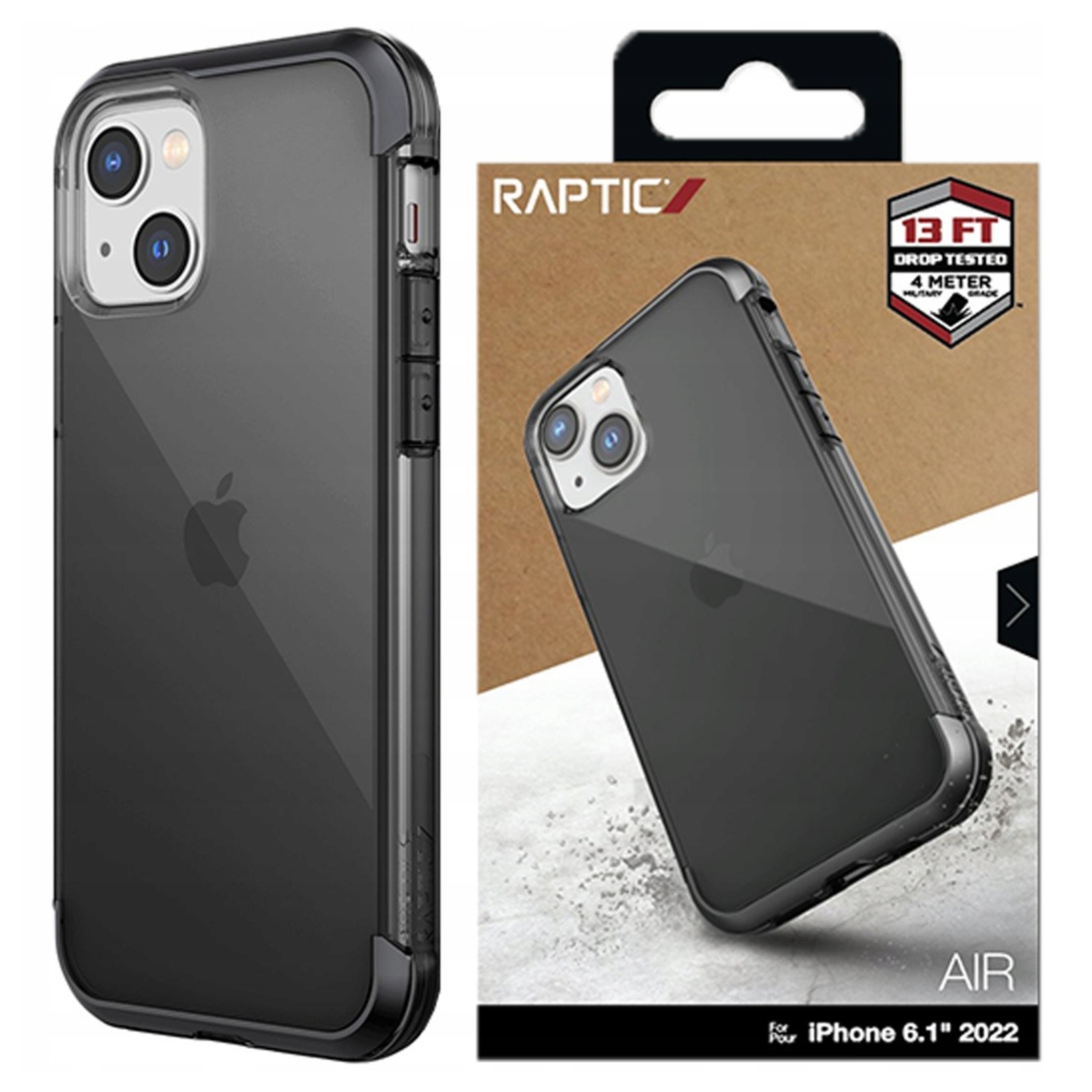 Raptic X-doria Pancerne Pokrowiec Etui Do Iphone 14 Szary Odporny Na