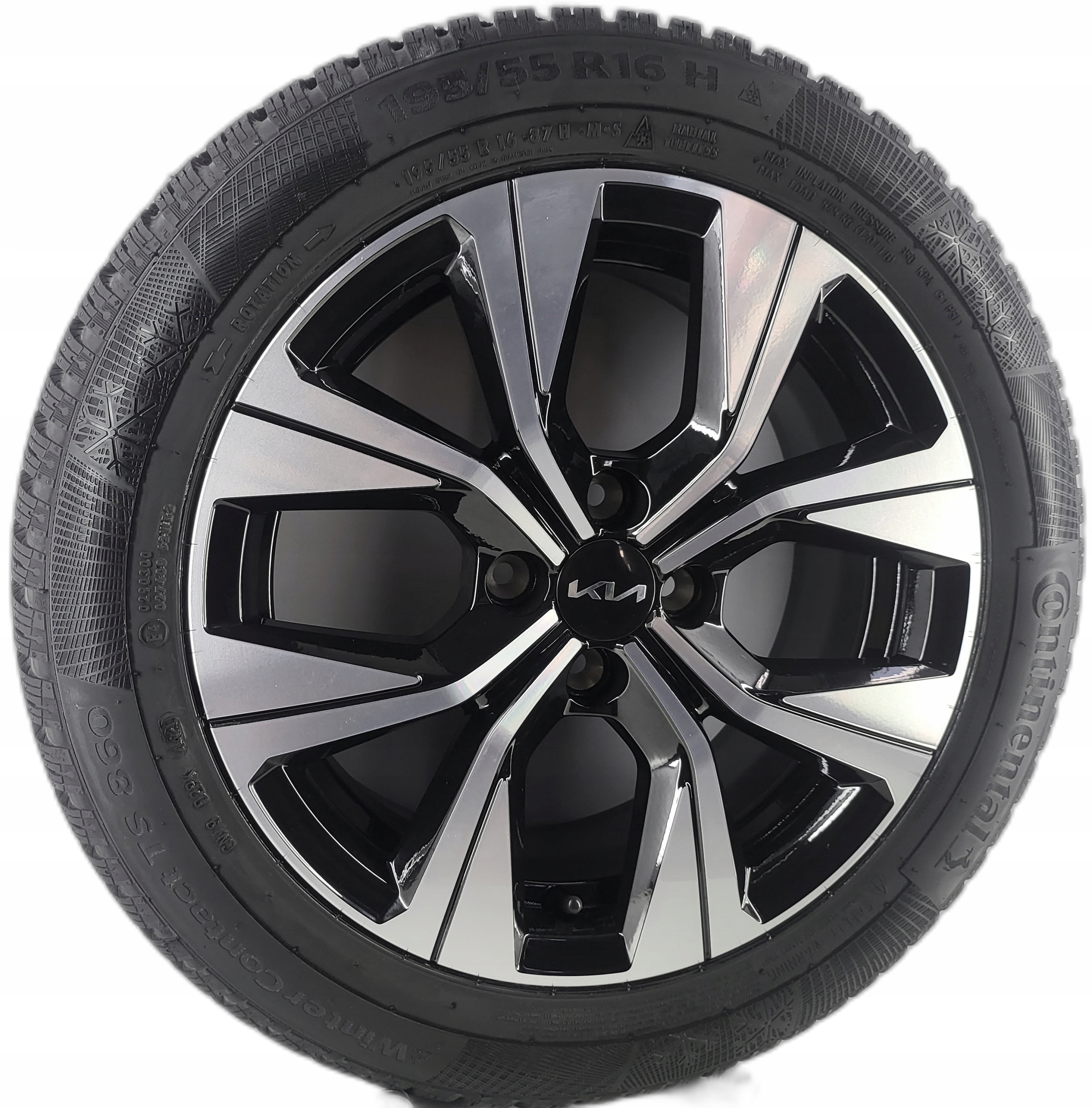 Kia picanto rio 403003061r колеса зимние 16" 4x100 195/ 55r16 continental