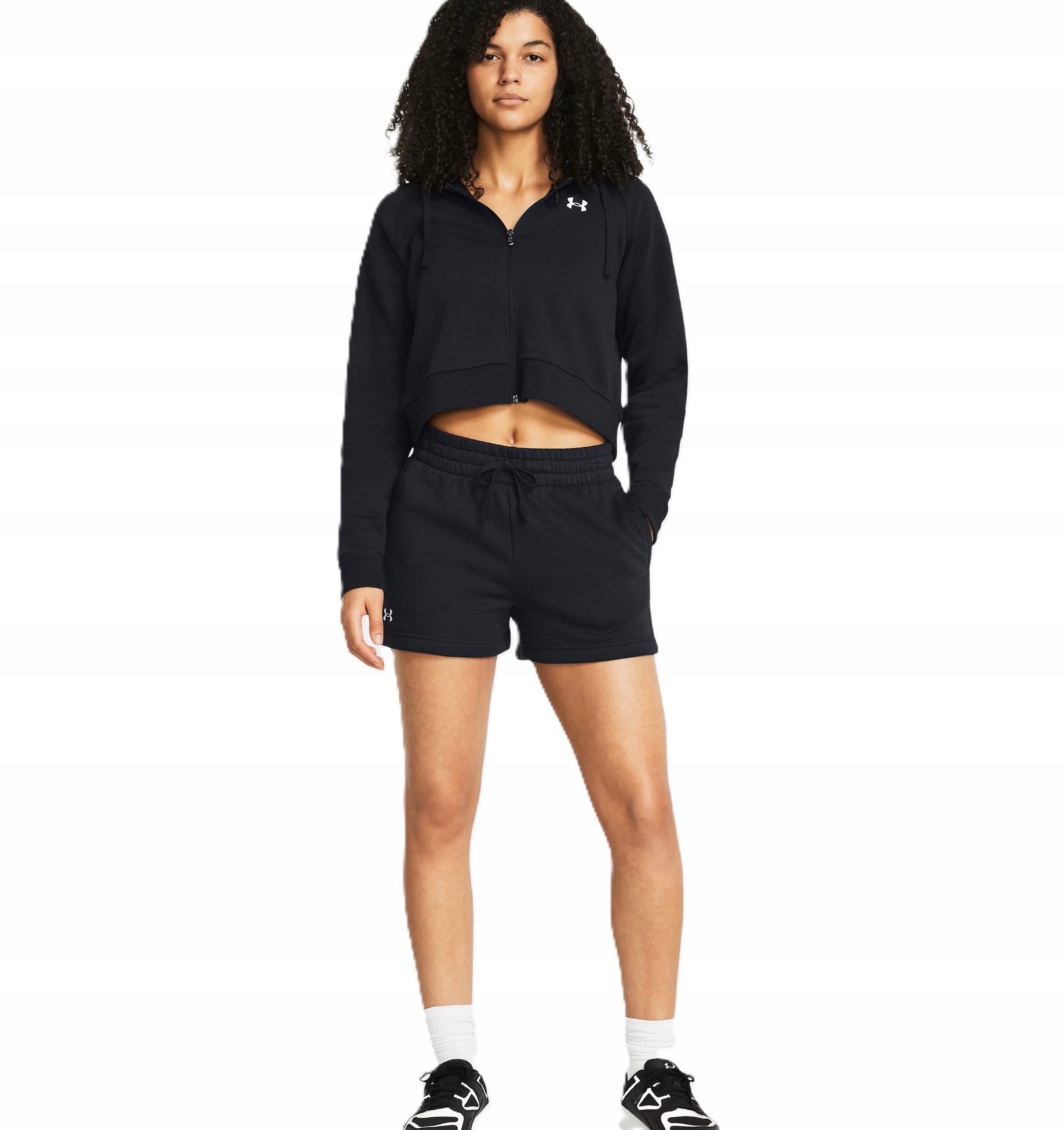 Under Armour Shorts Spodenki Dresowe Czarne Damskie L