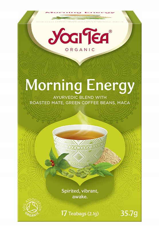 Yogi Tea Morning Energy Bylinně-kořenitý energizující čaj