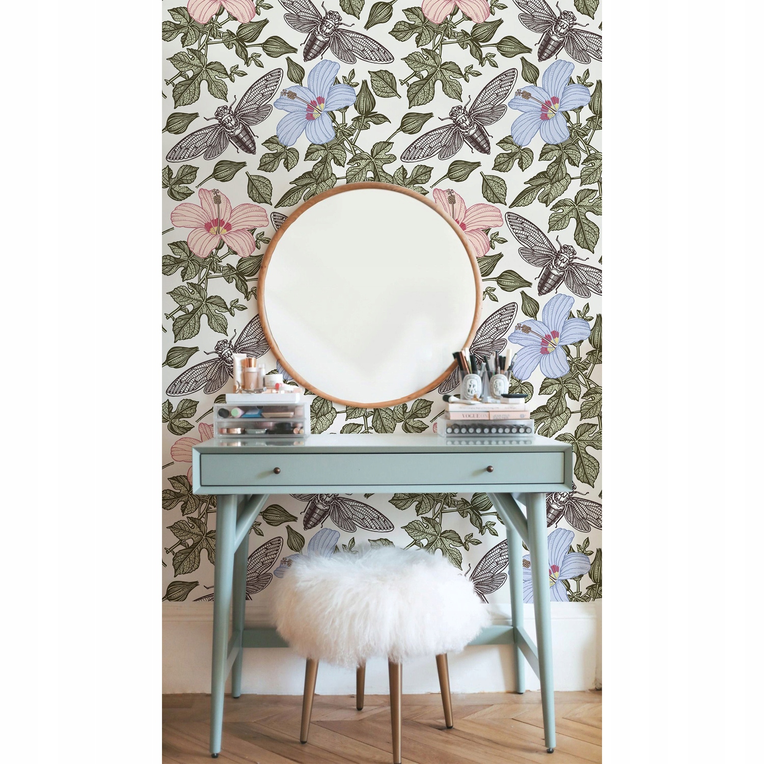 

Fototapeta ścienna Motyle wśród kwiatów 250x250 cm