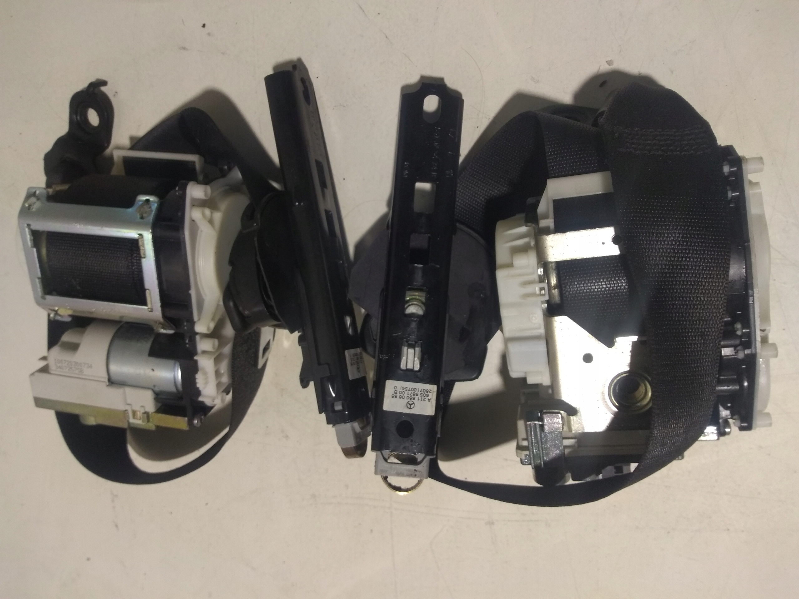 KOMPLET tension belts front right left MERCEDES W164 LIFT