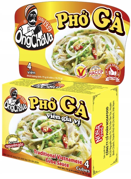 

Kostki bulionowe Pho Ga, drobiowe 75g Ong ChaVa