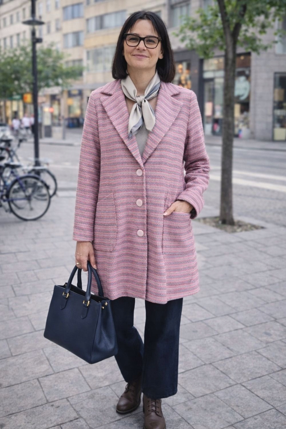 Dámský kabát Italy růžový, elegantní, lehký, jarní One Size