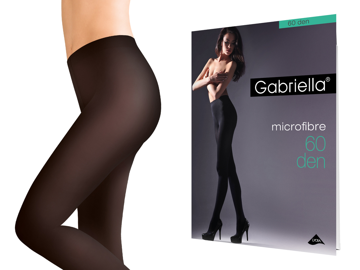 

Rajstopy Gabriella Microfibre 60 den Nero 2