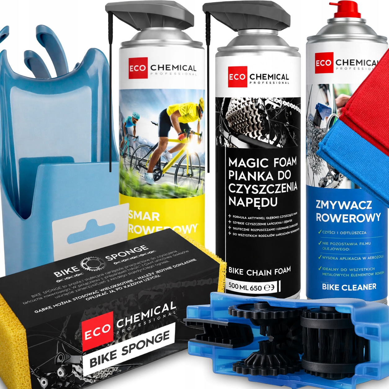 Čistič Mazivo na řetěz Houbička Pěna na čištění pohonu Ecochemical