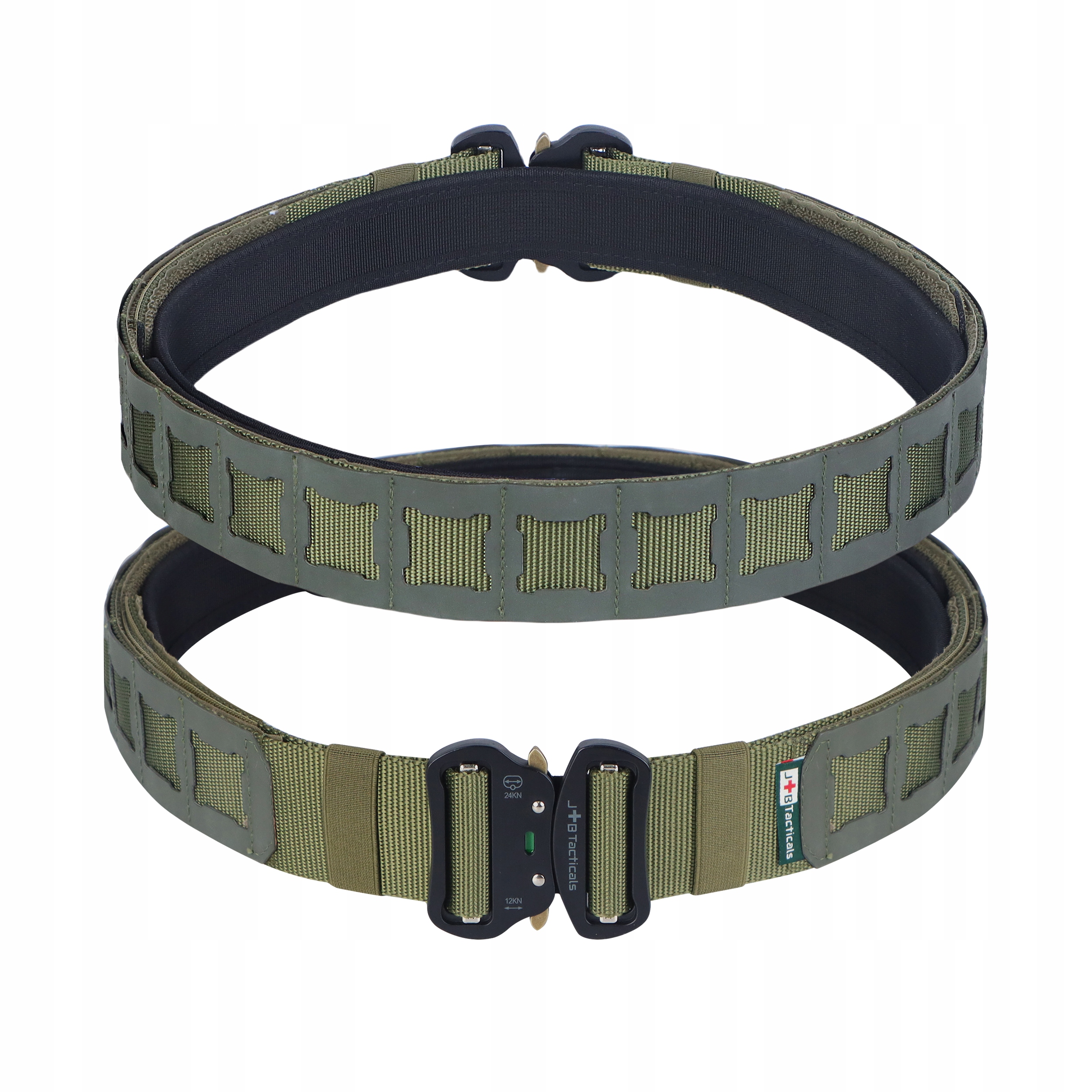 Pasek Pas Taktyczny Strzelecki Z Pasem Wewnętrznym Molle Laser Cut Premium