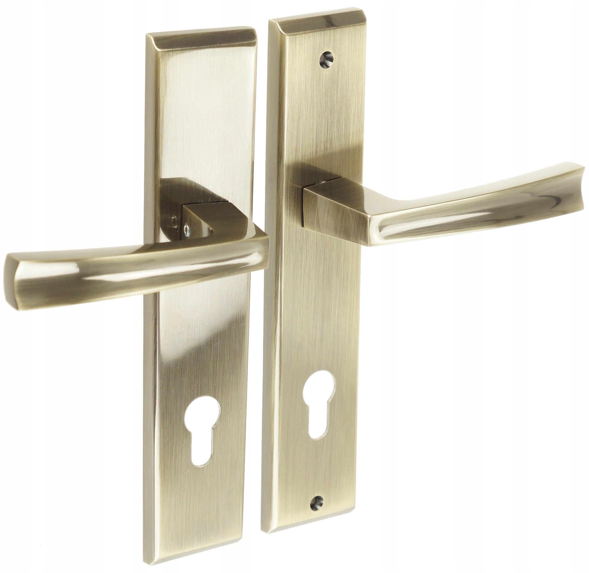 Klika Pro Vnější Dveře Queen 72 MM Vložka Patina Levá Vnější