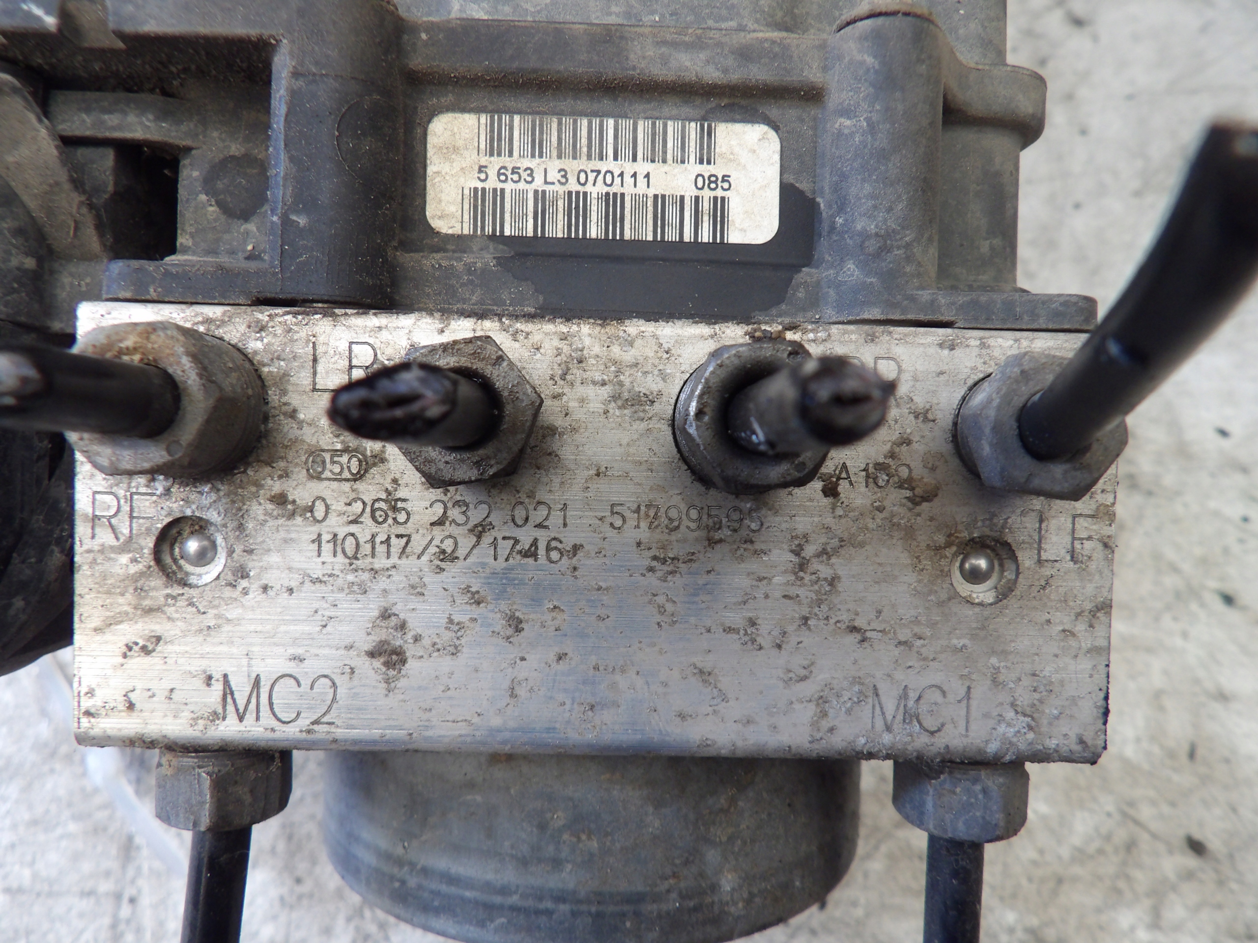 Fiat Panda II Pompa ABS 0265232021 51799595