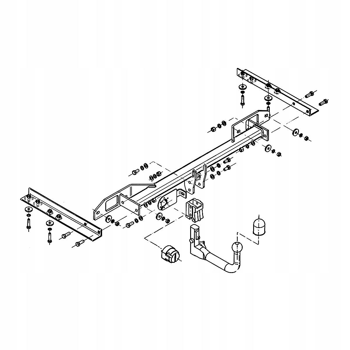 Hak Wypinany do Opel Insignia 1 A Kombi 09-17 MODUŁ WIĄZKA 13 PIN GRATIS Producent Steinhof