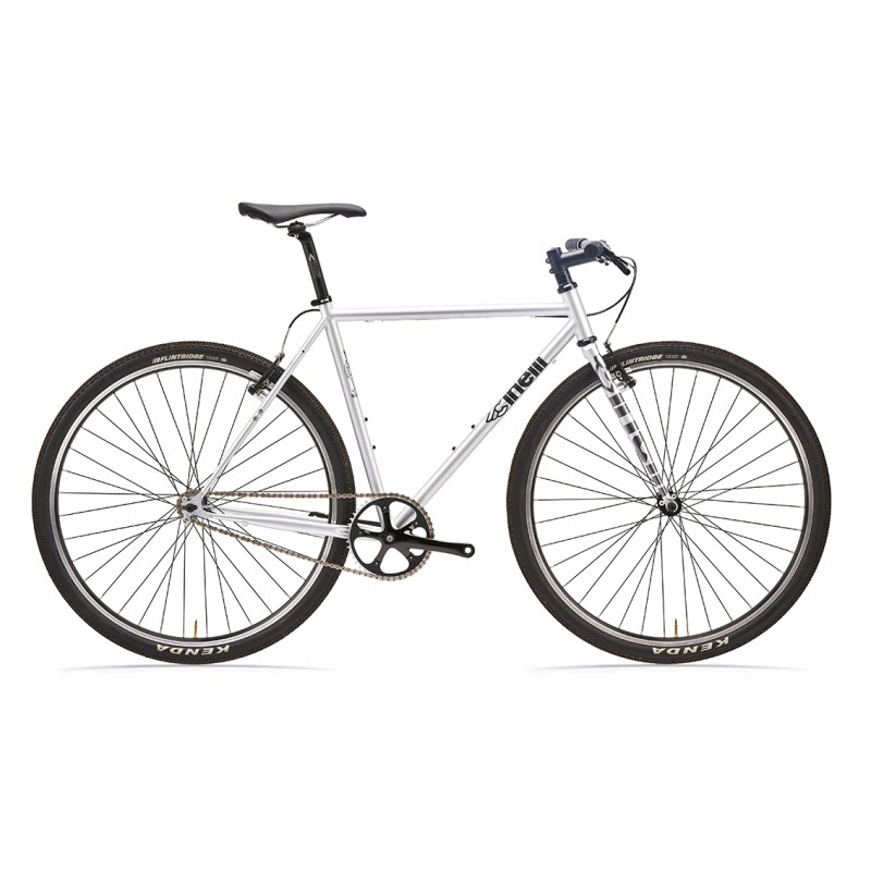 Rower miejski/single speed Cinelli Tutto Plus Silver Bootleg 52 S