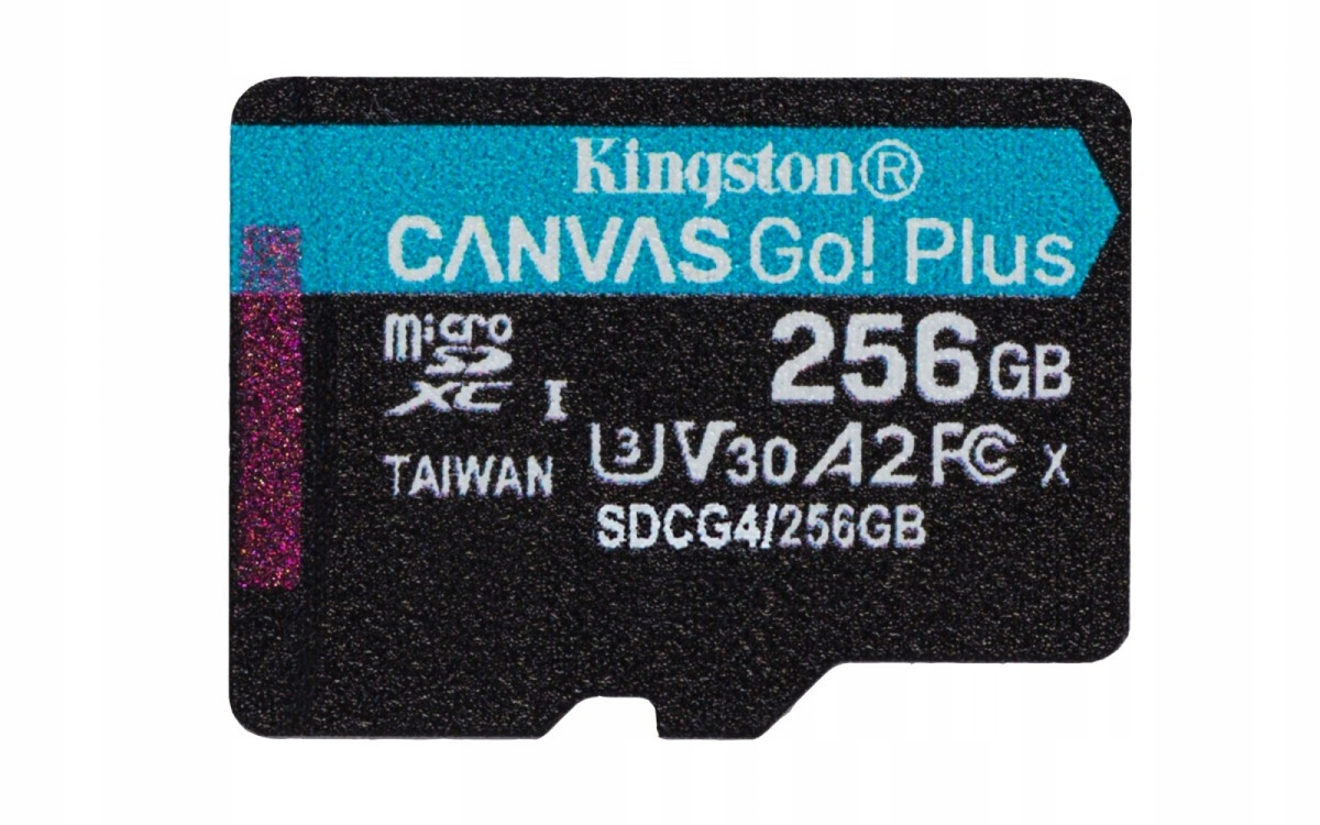 Kingston 256GB microSDXC Canvas Go Plus Gen4 200MB/s A2 U3 V30 Card + Adapter — 6