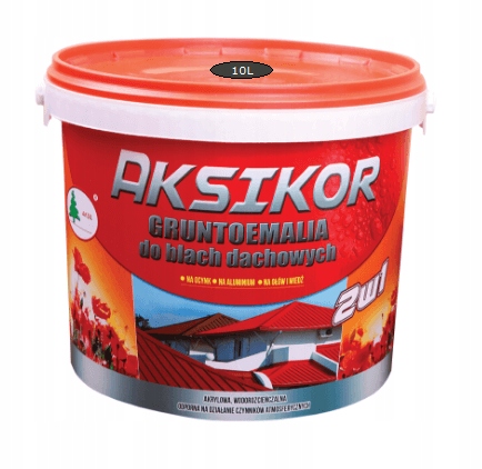 AKSIKOR GRAFIT 7016 GRUNTOEMALIA FARBA NA DACH 10L