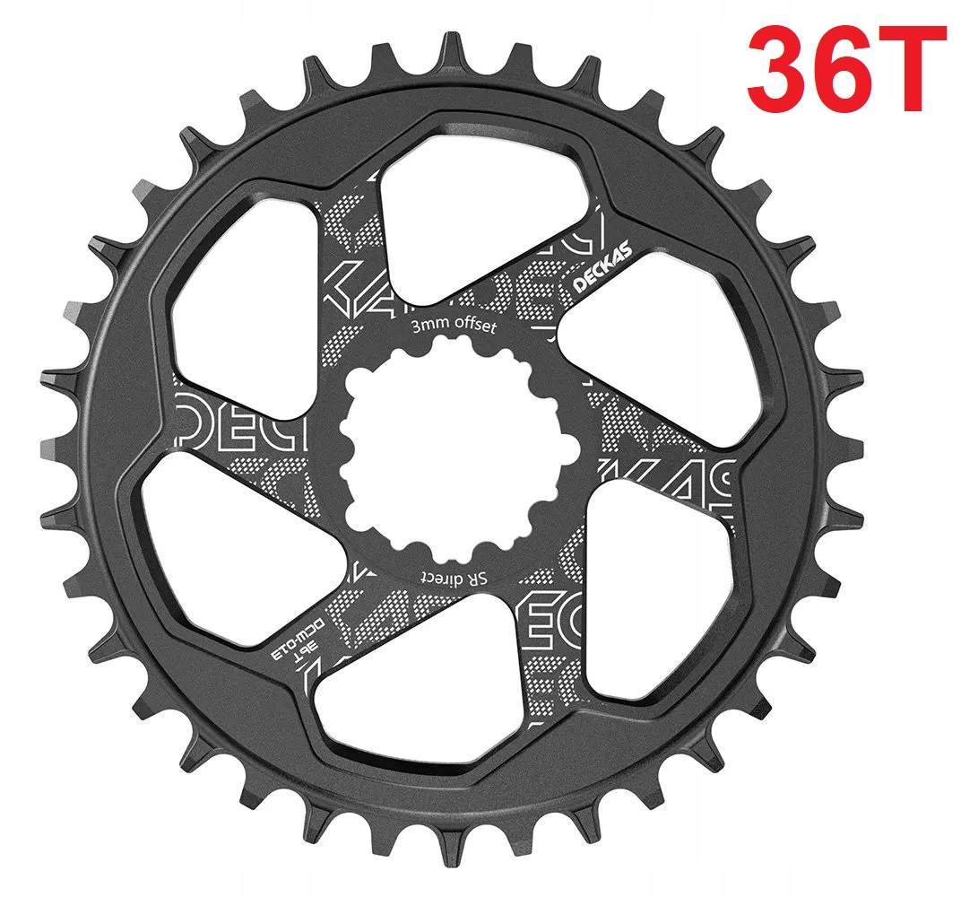 Zębatka okrągła direct mount Deckas Sram 3 Bolt 36T