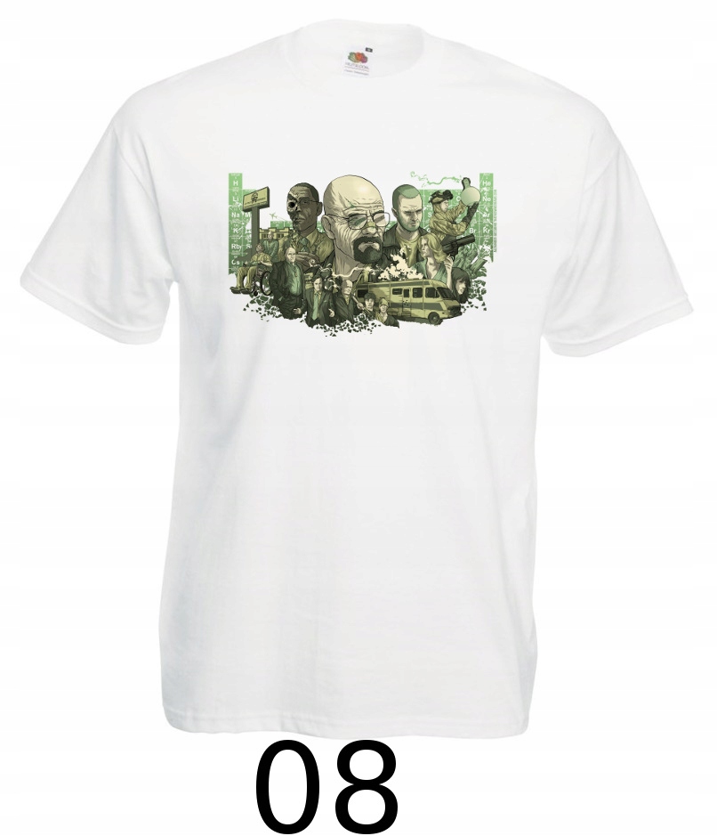 

Breaking Bad T-Shirt Koszulka Dużo Wzorów S
