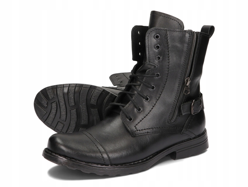 SZTYBLETY MĘSKIE MILITARNE POLSKIE SKÓRA 71 CZ 42 Rozmiar 42