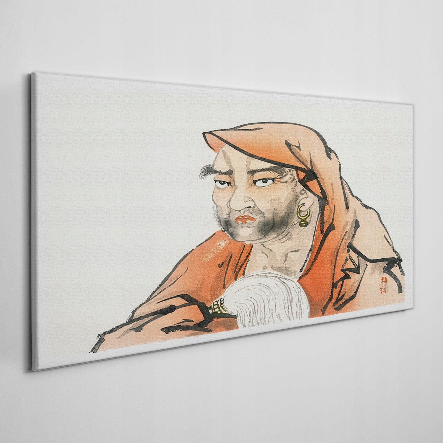 

Obraz ścienny na ramie płótnoCzłowiek 140x70 cm