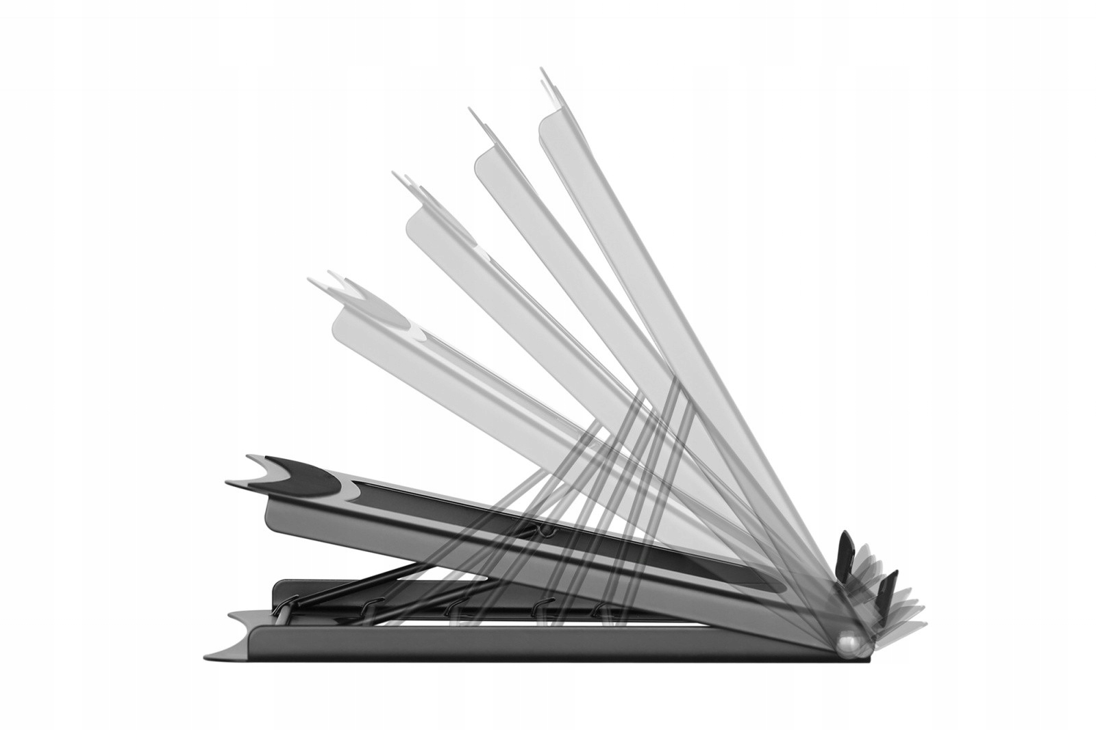 

regulowana metalowa podstawka pod laptopa notebook