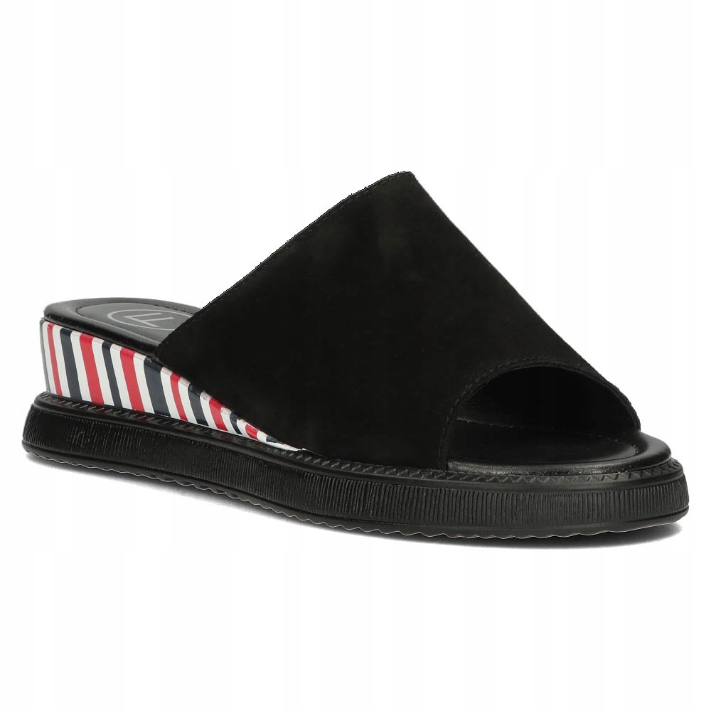 

Skórzane klapki Filippo DK3615/22 Bk r.37