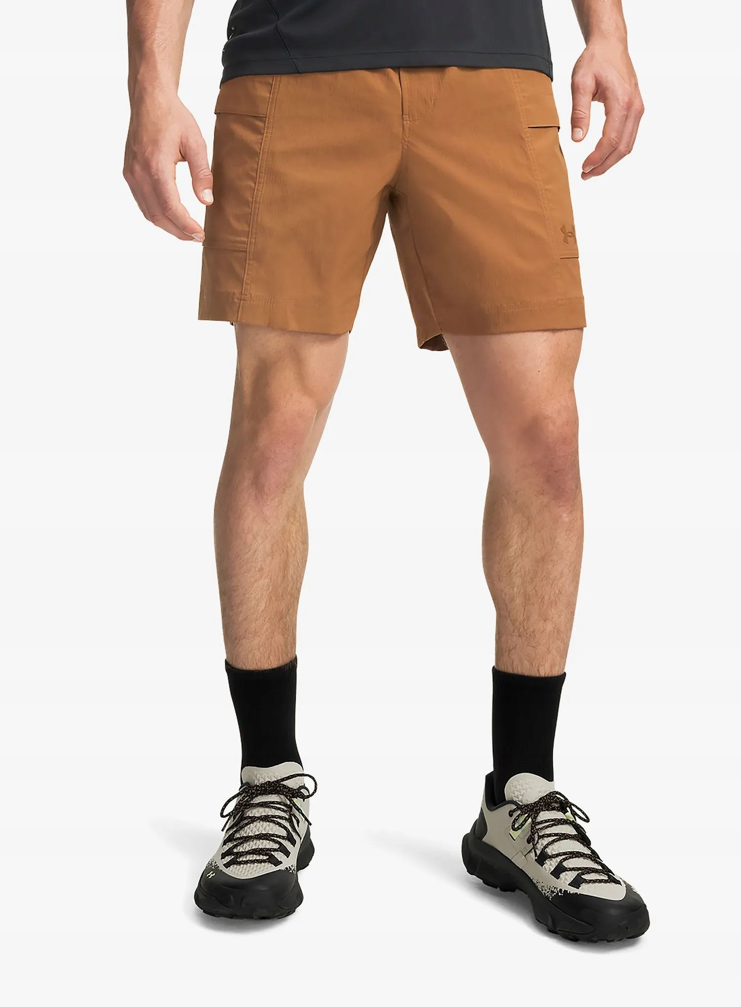 Spodenki turystyczne Under Armour Explor Hike Cargo Short tundra/black L