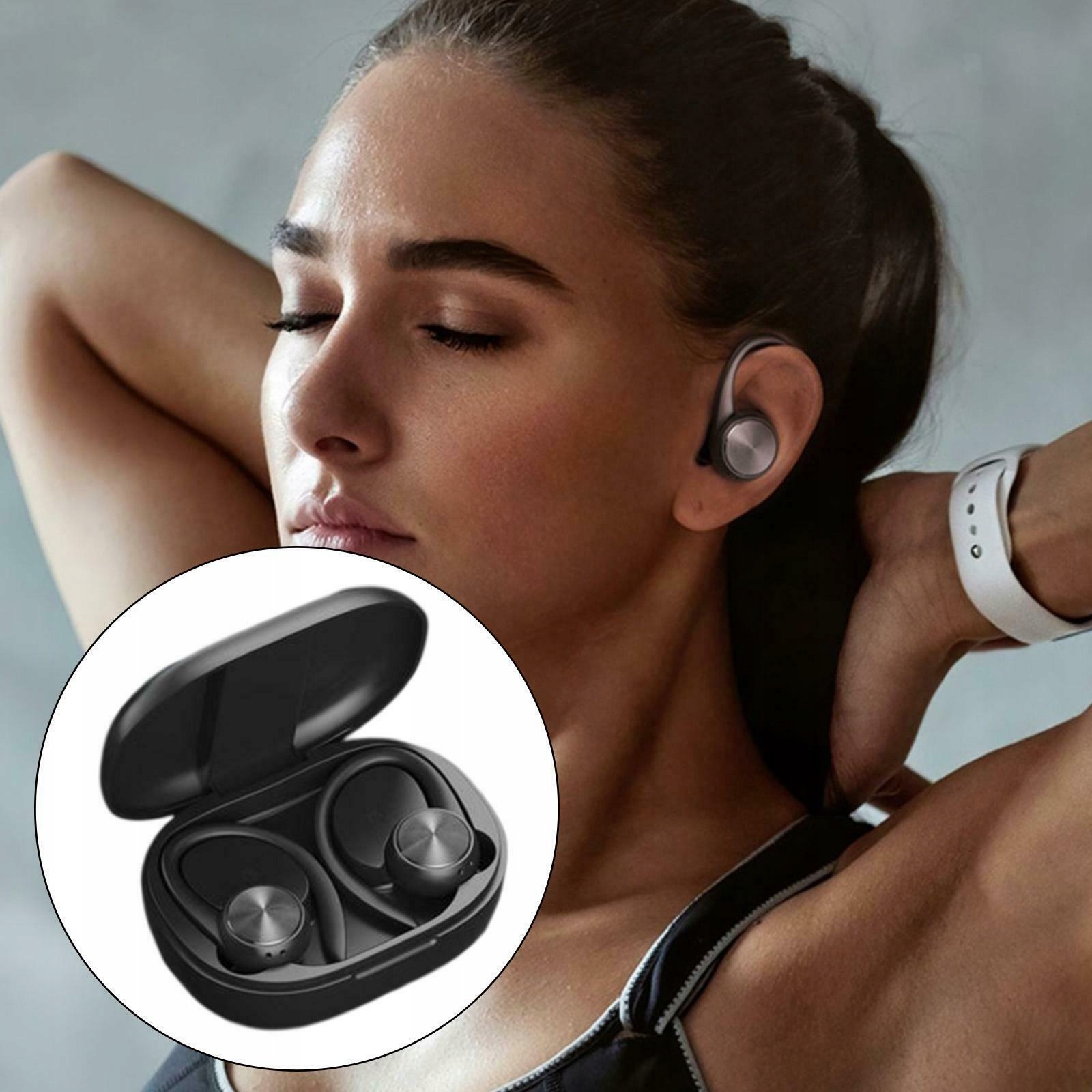 Sports bluetooth headphones for running power bank Model R200